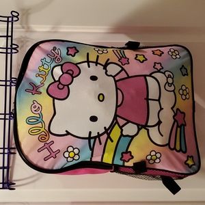 Hello Kitty Pink, Yellow & Blue Backpack with Detachable insulated Cooler